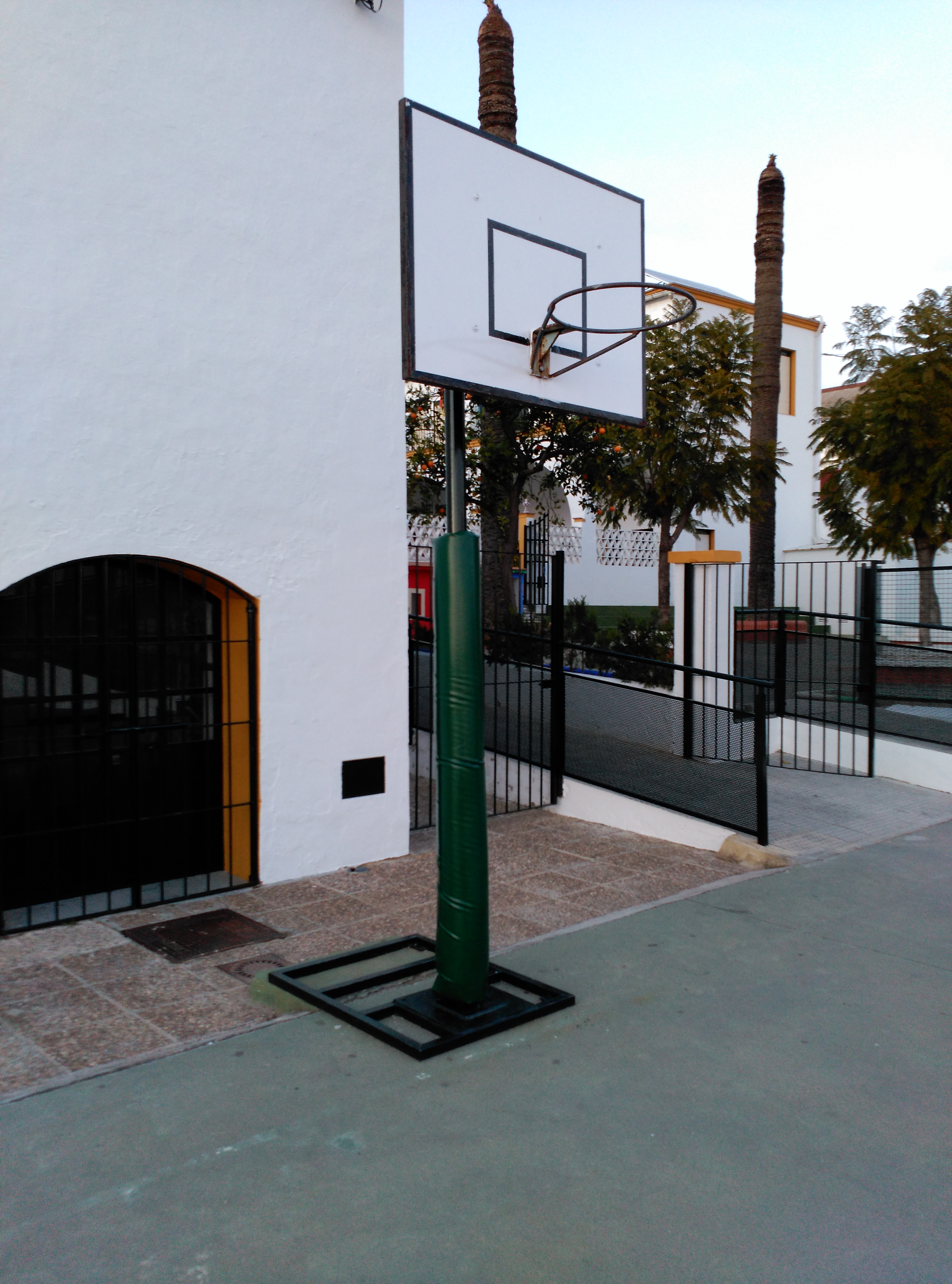 protecciones de canasta de baloncesto