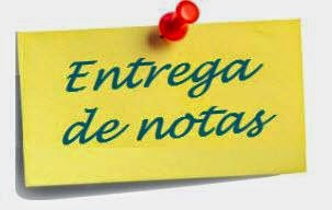 entrega de notas