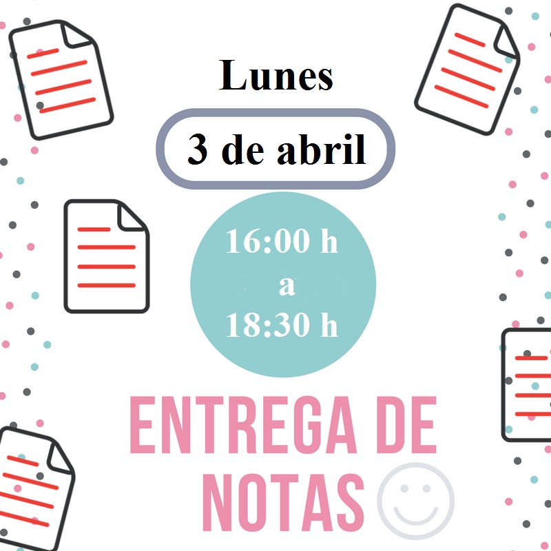 Entrega de notas 2º trimestre