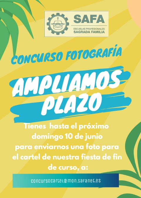 Ampliación plazo concurso de fotografía.