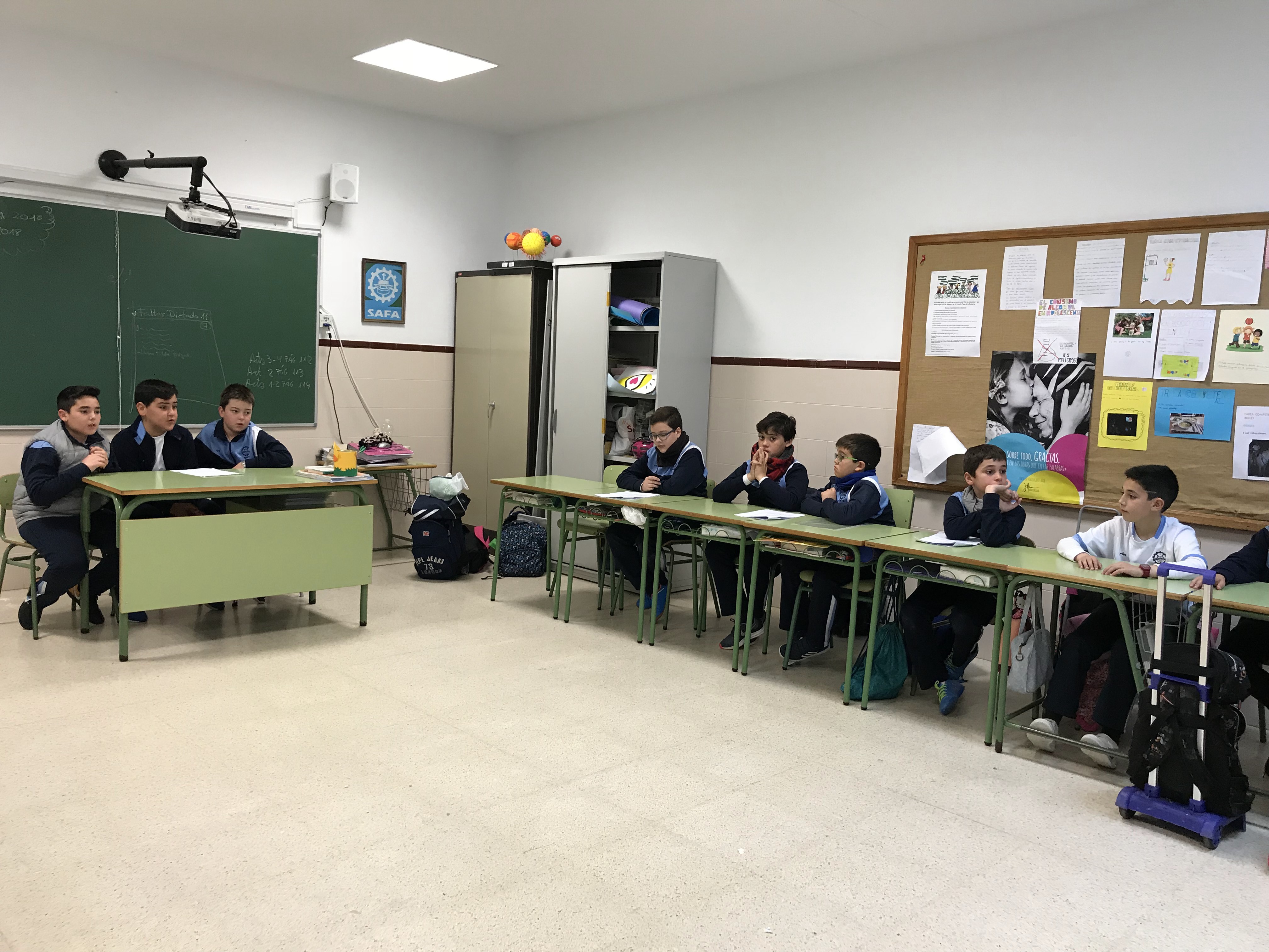 Programa Ítaca. Pleno del Ayuntamiento. 5º de primaria.