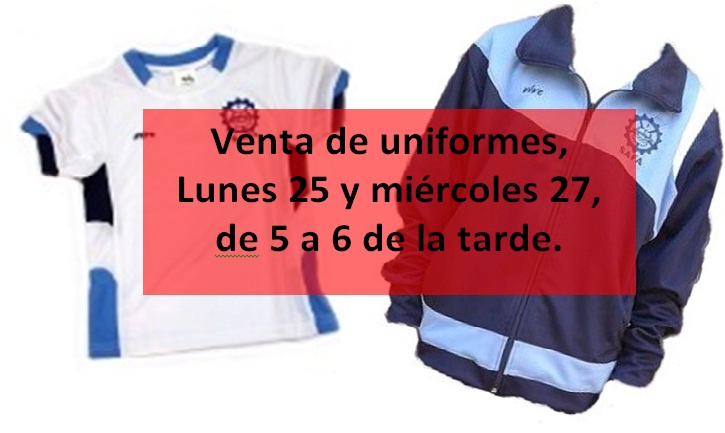 venta de uniformes y ropa deportiva