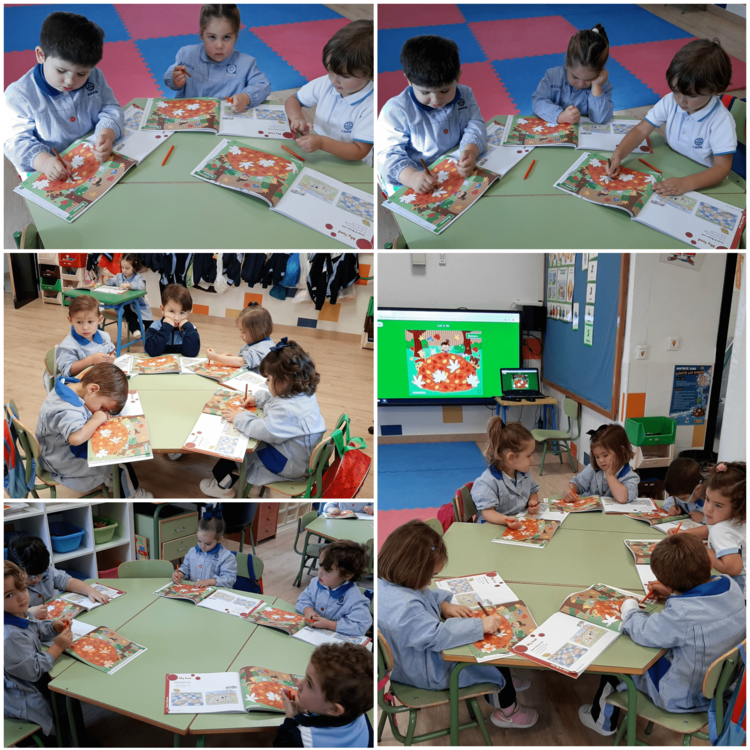 Bilingüismo. Infantil 3 años. Estaciones.