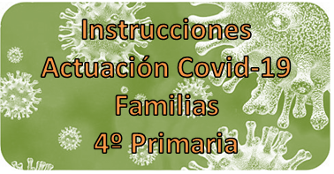 Protocolos de Actuación Covid-19 Familias de 4º de Primaria.